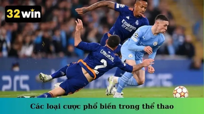 Các loại cược phổ biến trong thể thao