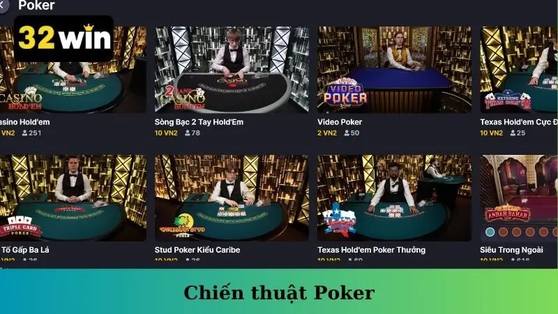 Chiến Thuật Poker
