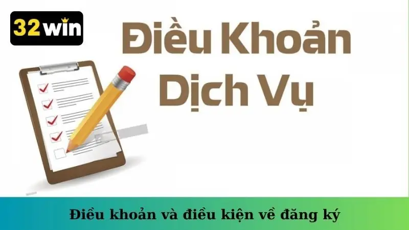 Điều khoản và điều kiện về đăng ký