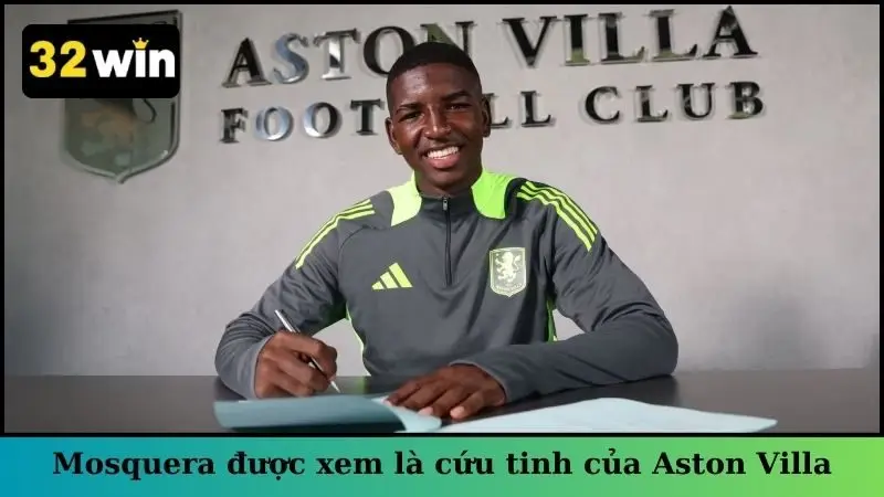 Cầu thủ Mosquera được xem là cứu tinh của Aston Villa