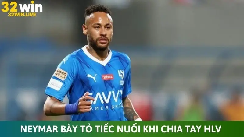 Cầu thủ Neymar bày tỏ sự tiếc nuối khi chia tay HLV