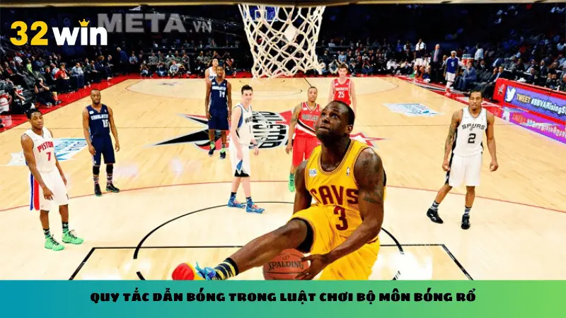 Quy tắc dẫn bóng trong luật chơi bộ môn bóng rổ