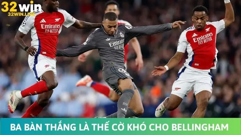 Siêu phẩm ba bàn thắng là thế cờ khó cho Bellingham