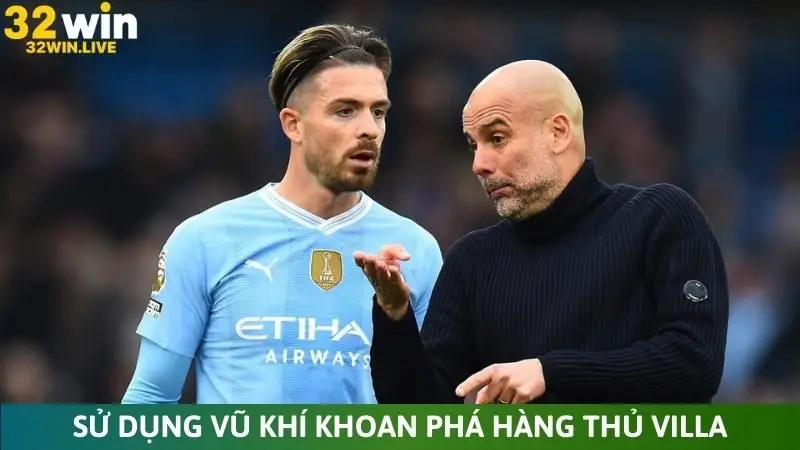 Sử dụng vũ khí khoan phá hàng thủ Villa