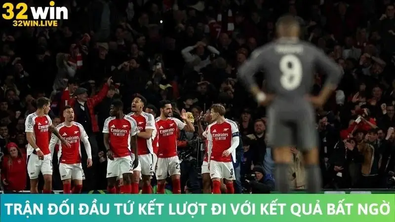 Trận đối đầu tứ kết lượt đi với kết quả bất ngờ
